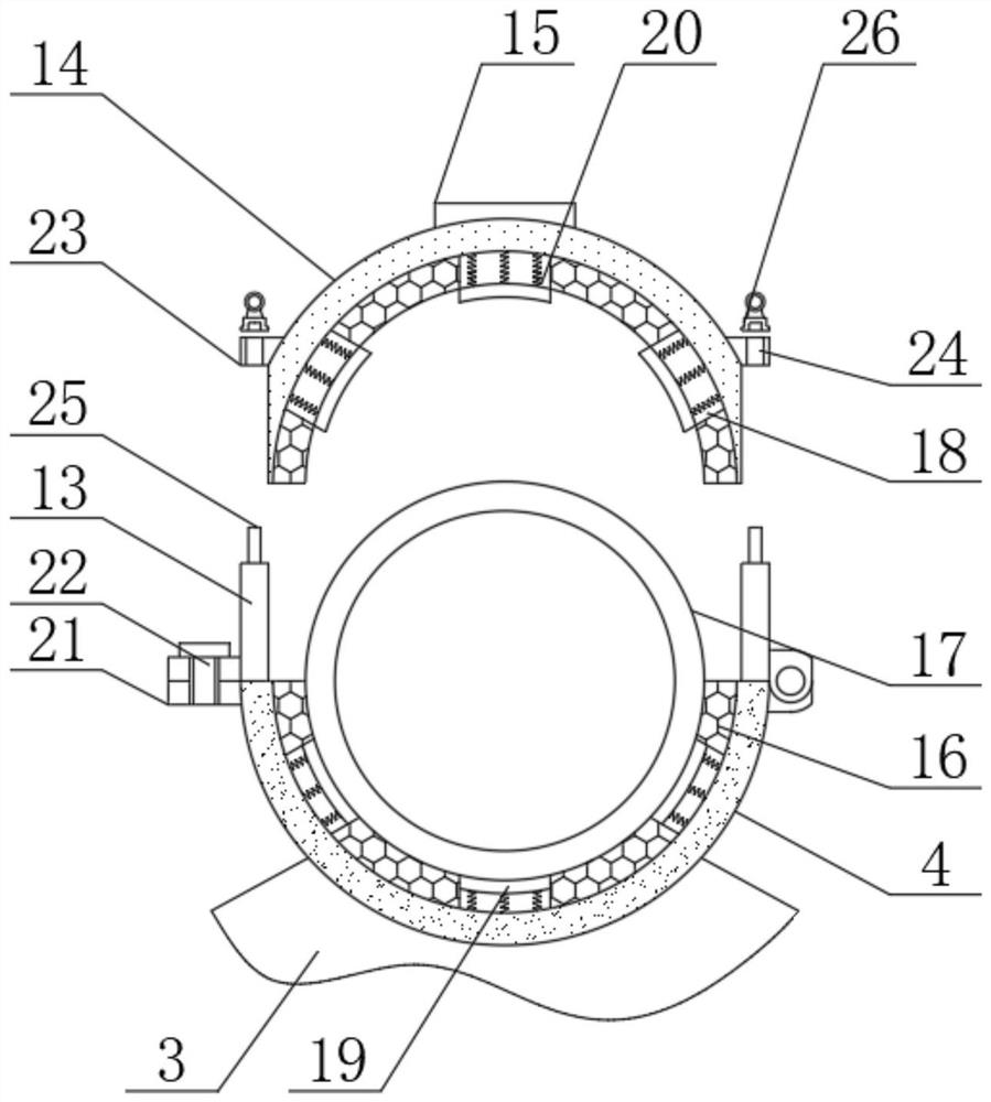 Fabricated fixed installation structure of indoor tap water pipeline