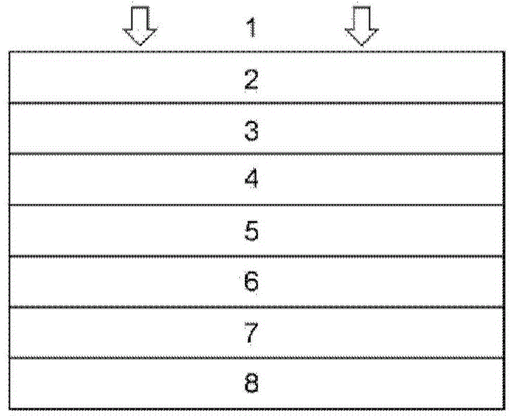 Back contact layer structure and CdTe solar battery comprising back contact layer structure