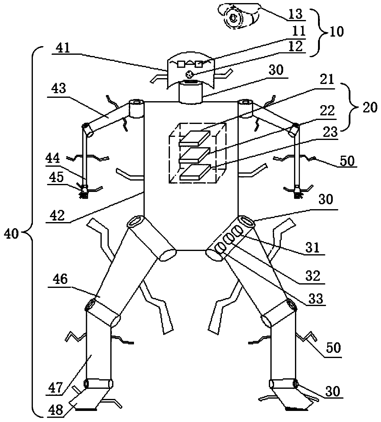 A remote exoskeleton teaching robot