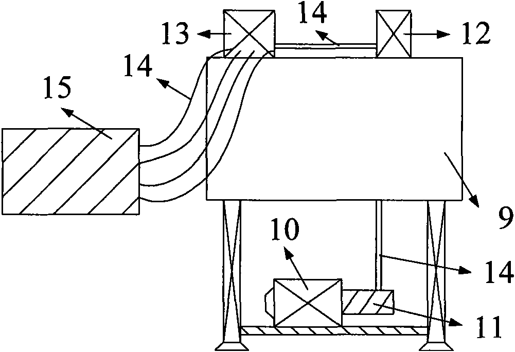 Device used for preparing high-density powder metallurgy parts