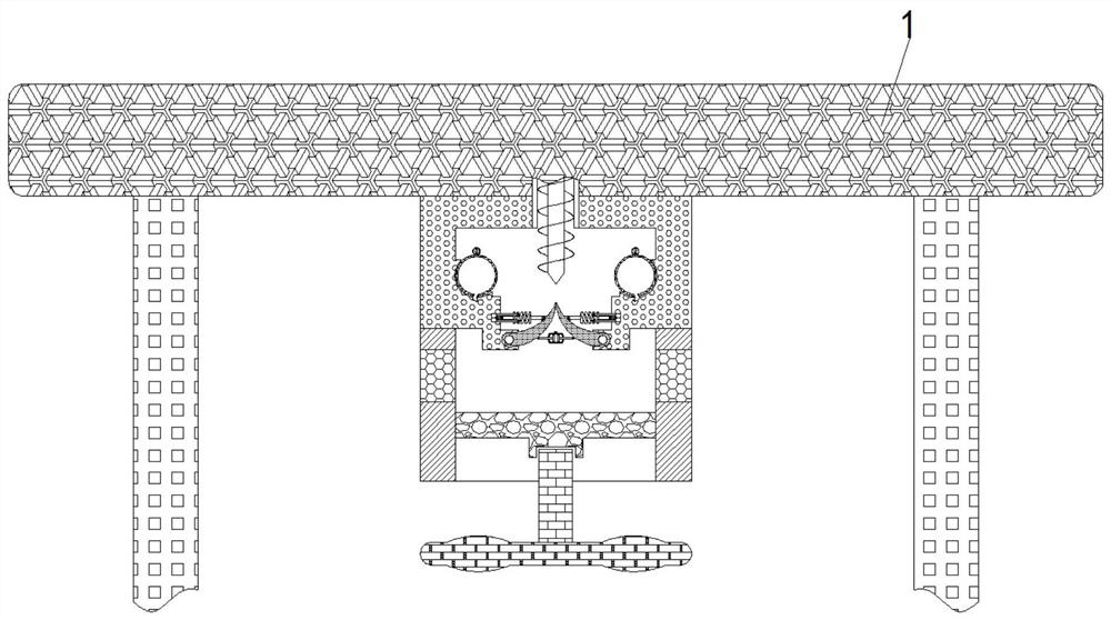 Automatic garbage cleaning device for sea surface of port