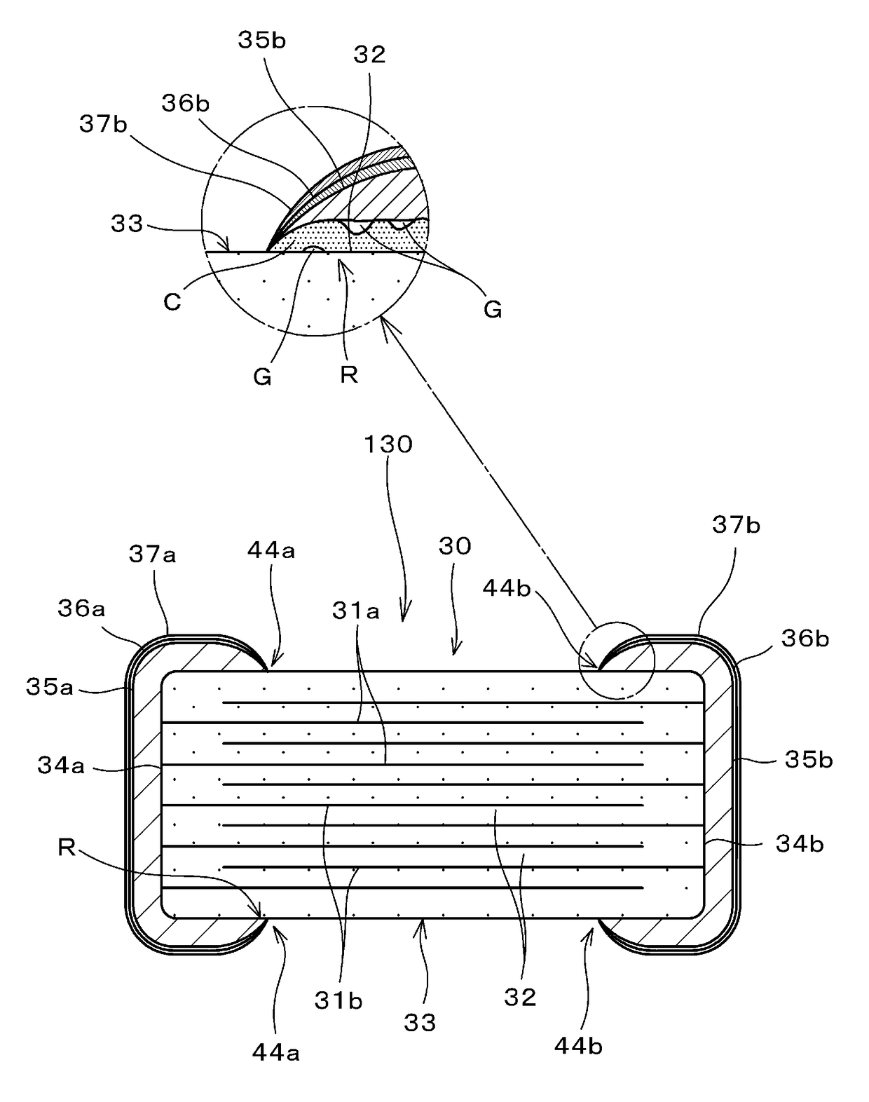 Monolithic ceramic electronic component and method for manufacturing the same