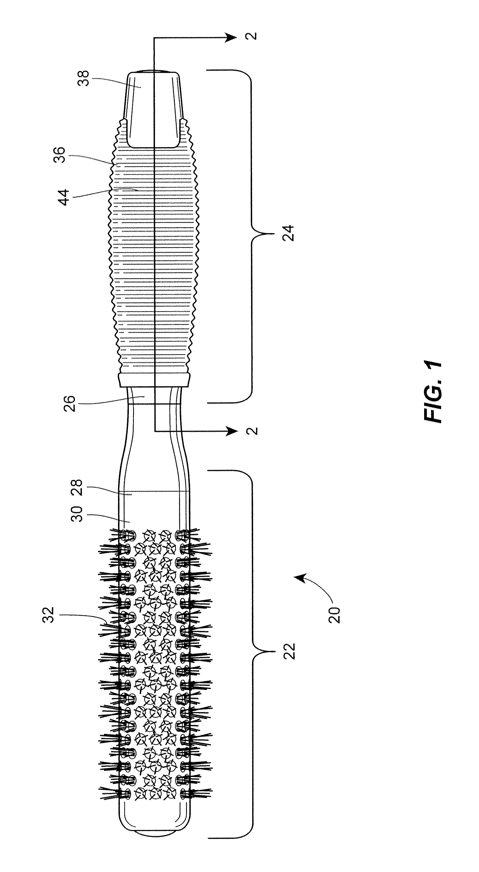 Handle Having a Ribbed Gel Grip