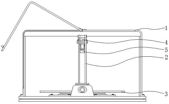 A visual detection device with adjustable detection position for product packaging