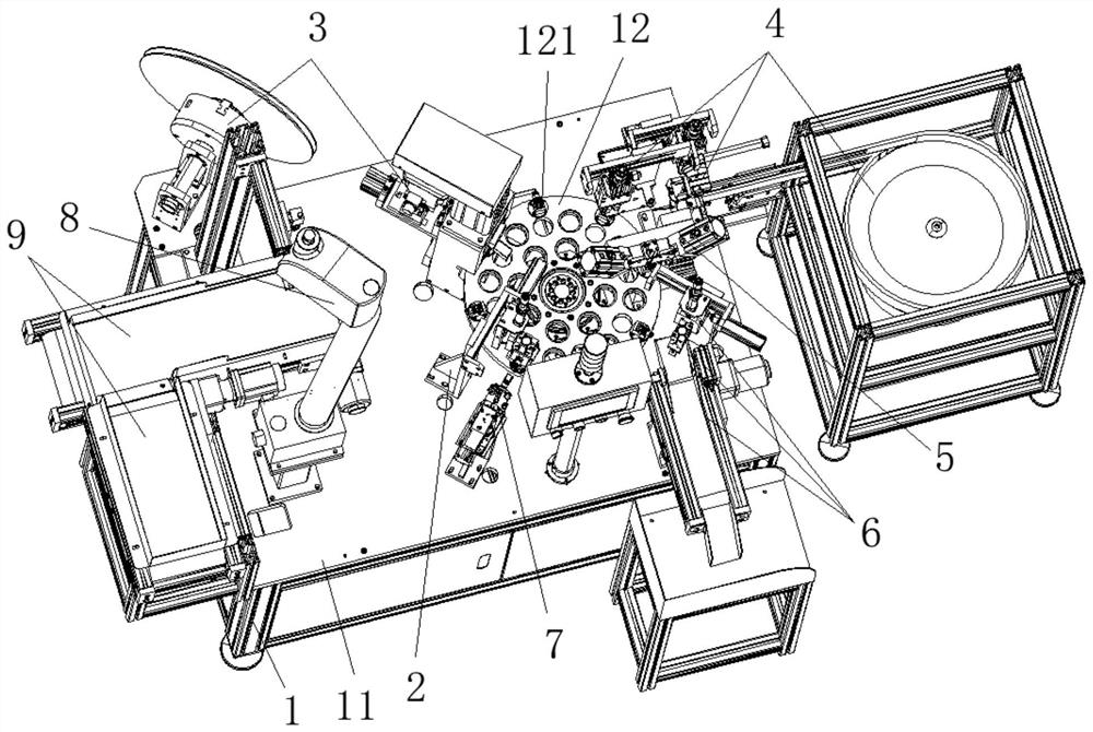 Assembling equipment for built-in soldering lug of two-way joint