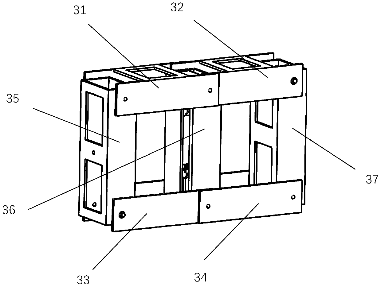 Wheeled obstacle crossing robot with deformable frame structure