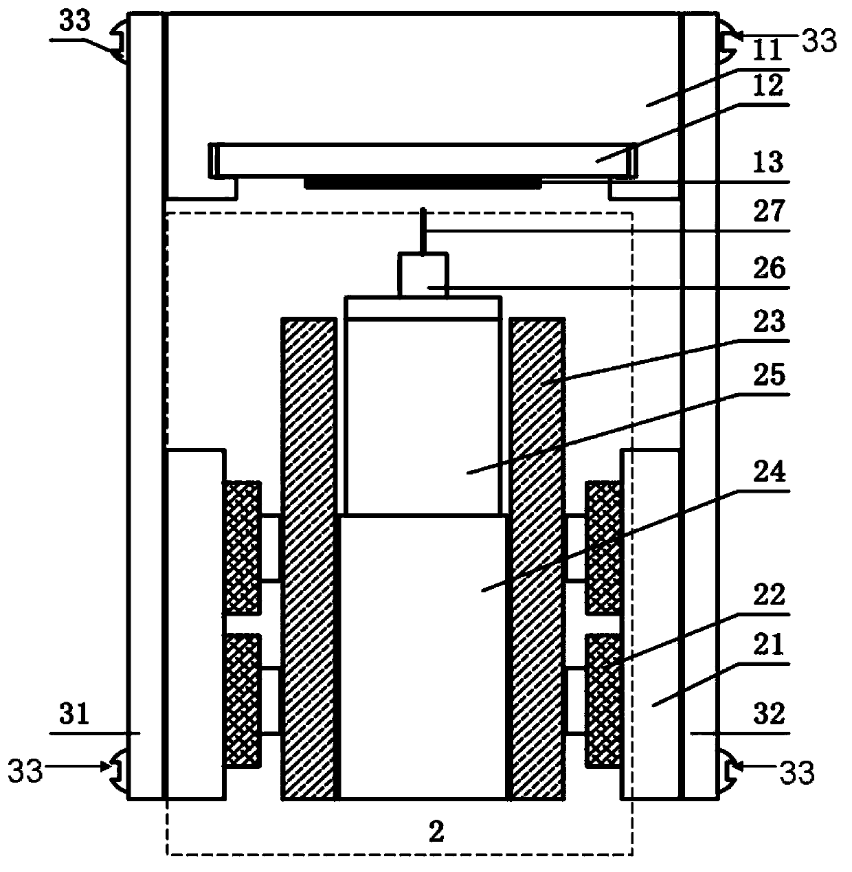 Scanning tunneling microscope scanning probe head