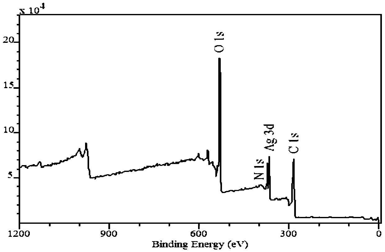 A kind of preparation method of skin-adhesive nano silver ion antibacterial dressing