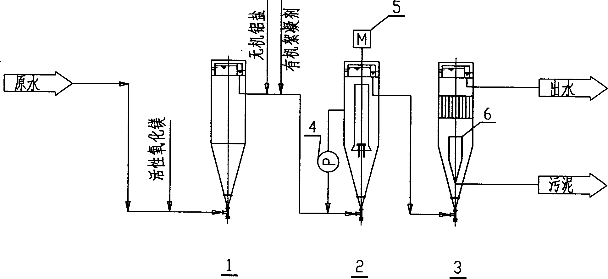 Oil field visous crude sewage silicone-removing and cleaning process