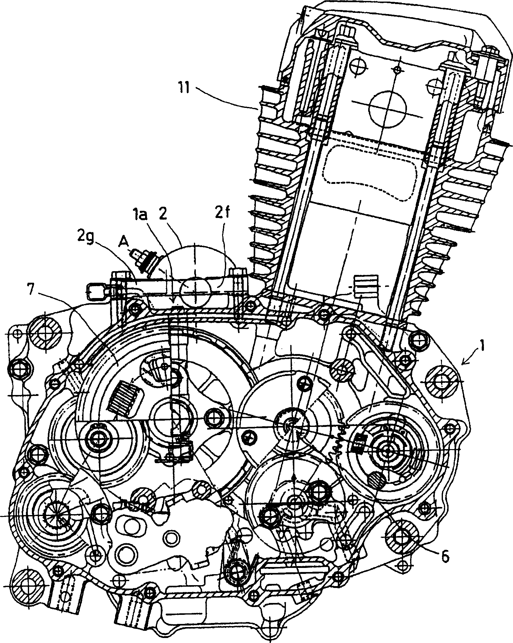 Mounting structure of start motor