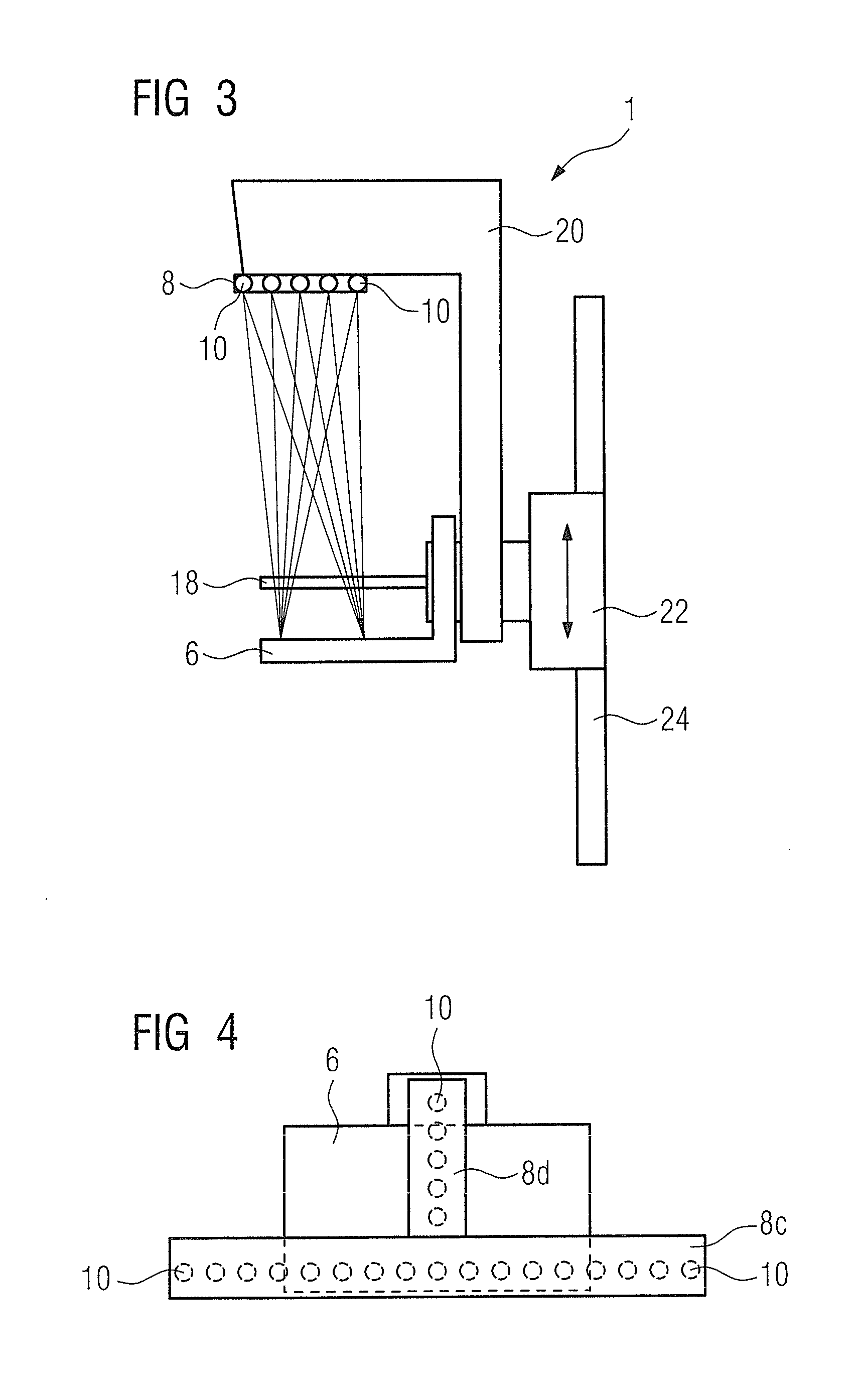 Mammography apparatus with X-ray sources arranged at different distances from the chest