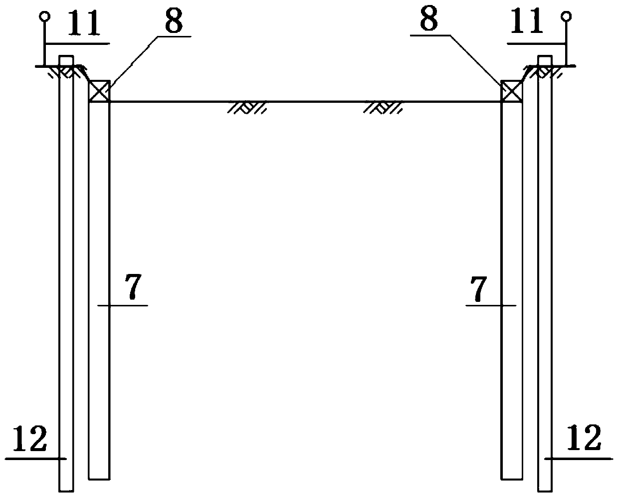 A method for the integration of prefabricated main structure and support structure in open-cut engineering