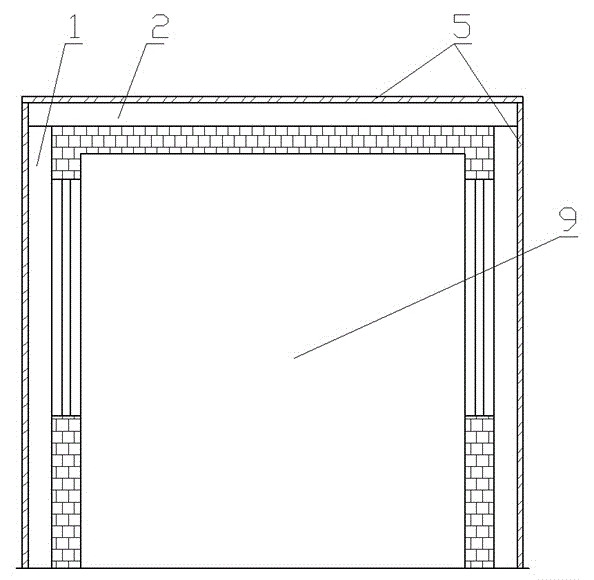 Energy house formed by existing building reform