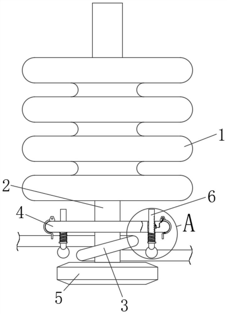 Ceramic insulator convenient to wind and install for high-voltage power transmission