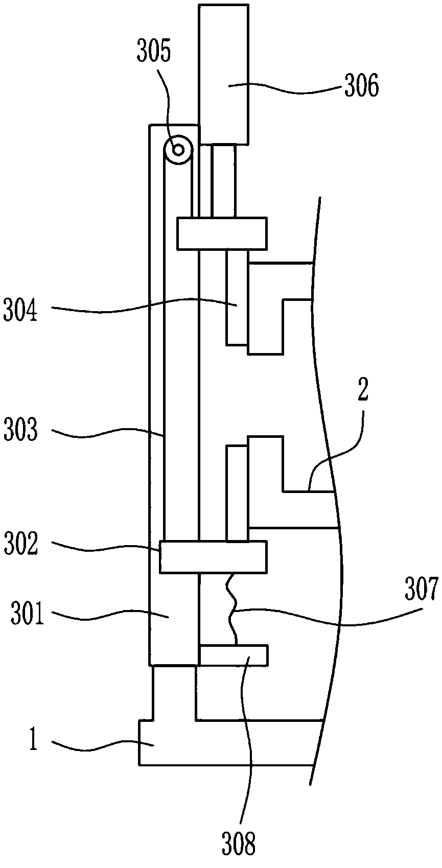 A plastic mold with vibration function