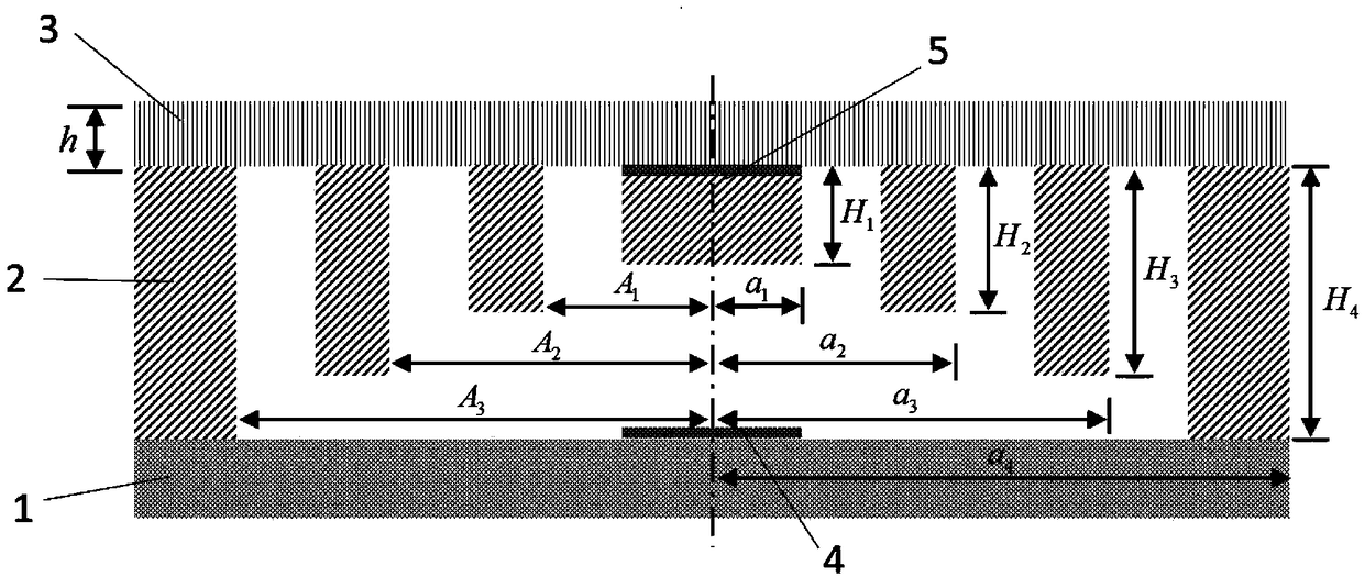 Flexible multi-range capacitive-type pressure sensor and preparation method and application thereof