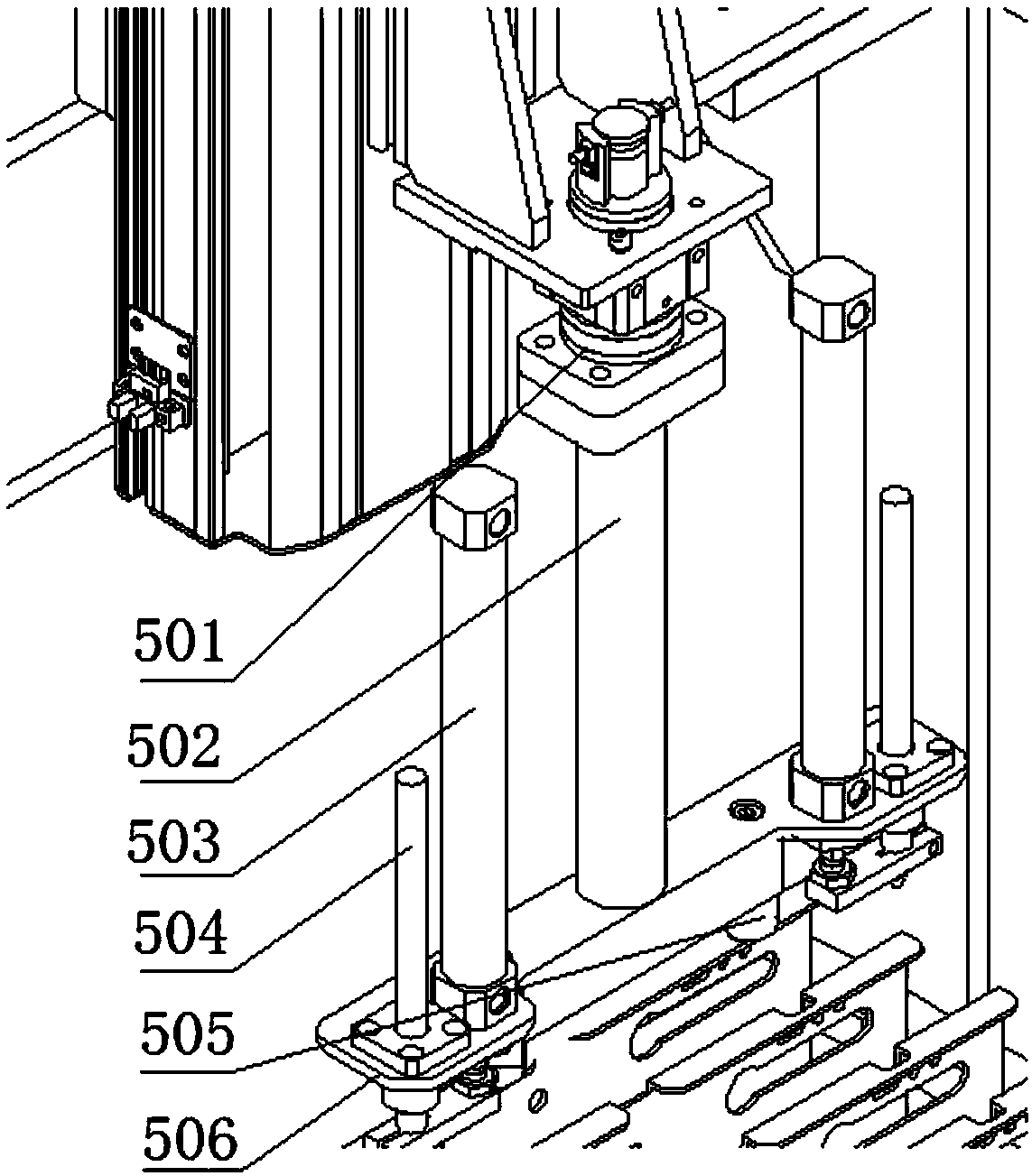 Automatic production line for clothes drying machine