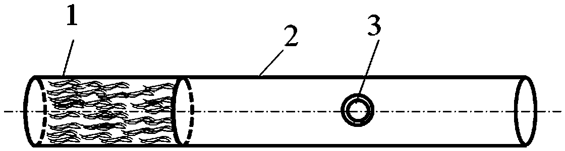 Double-layer reaction type filter capsule cigarette