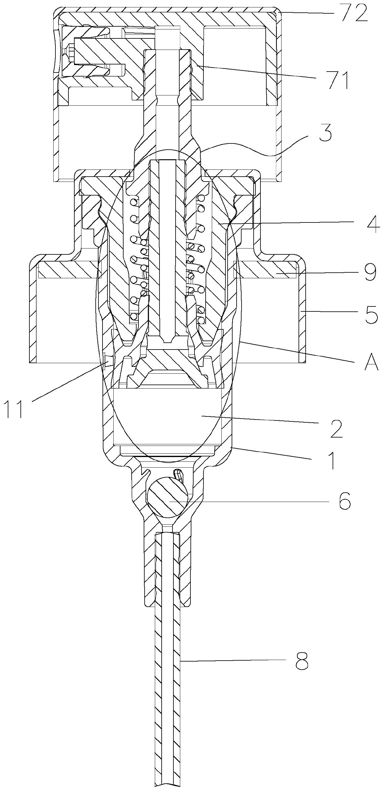 External double-spring perfume pump