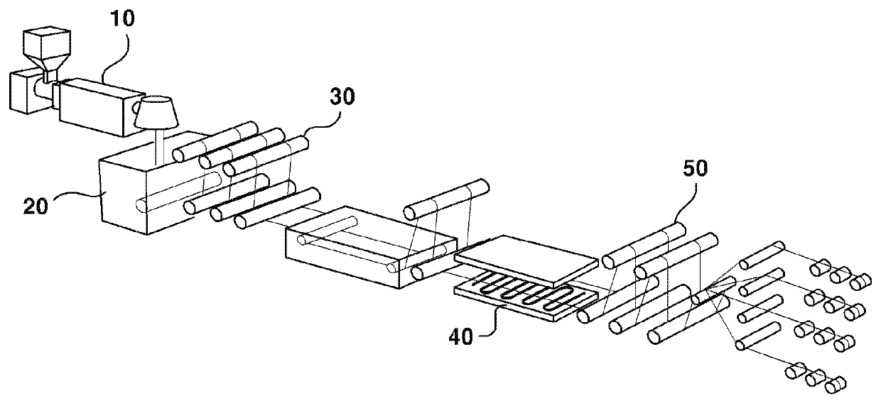 Manufacturing method of a thermoplastic elastomer yarn