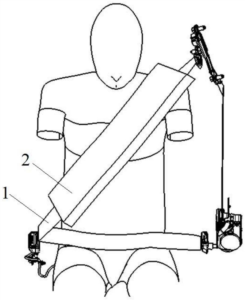 Water circulation safety belt system and adjusting method