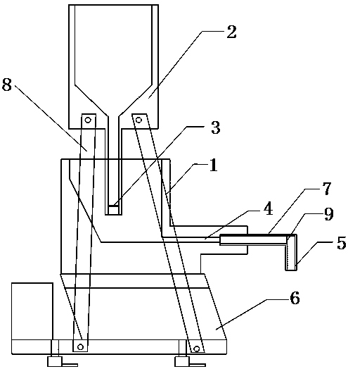 Trace-amount and balanced light-emitting diode (LED) fluorescent powder feeding device and operation method thereof