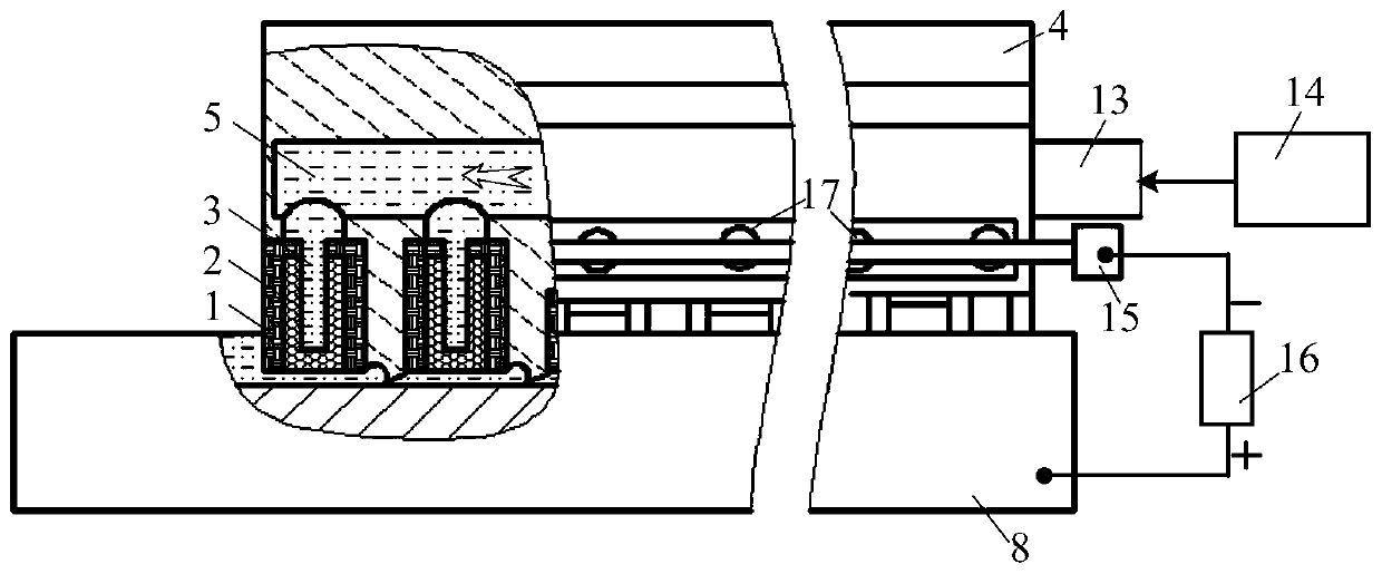 A kind of electrolysis-broaching compound processing method