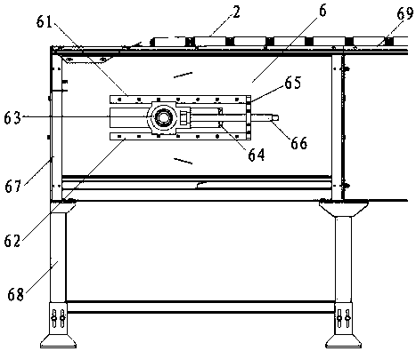 Intelligent linear slipping band type sorting machine