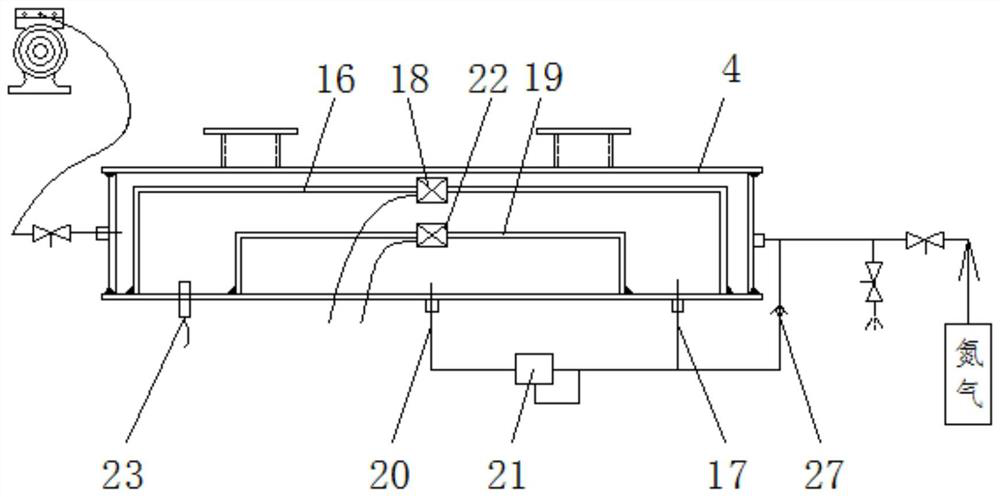 Breather valve test bed for improving test efficiency and test method thereof