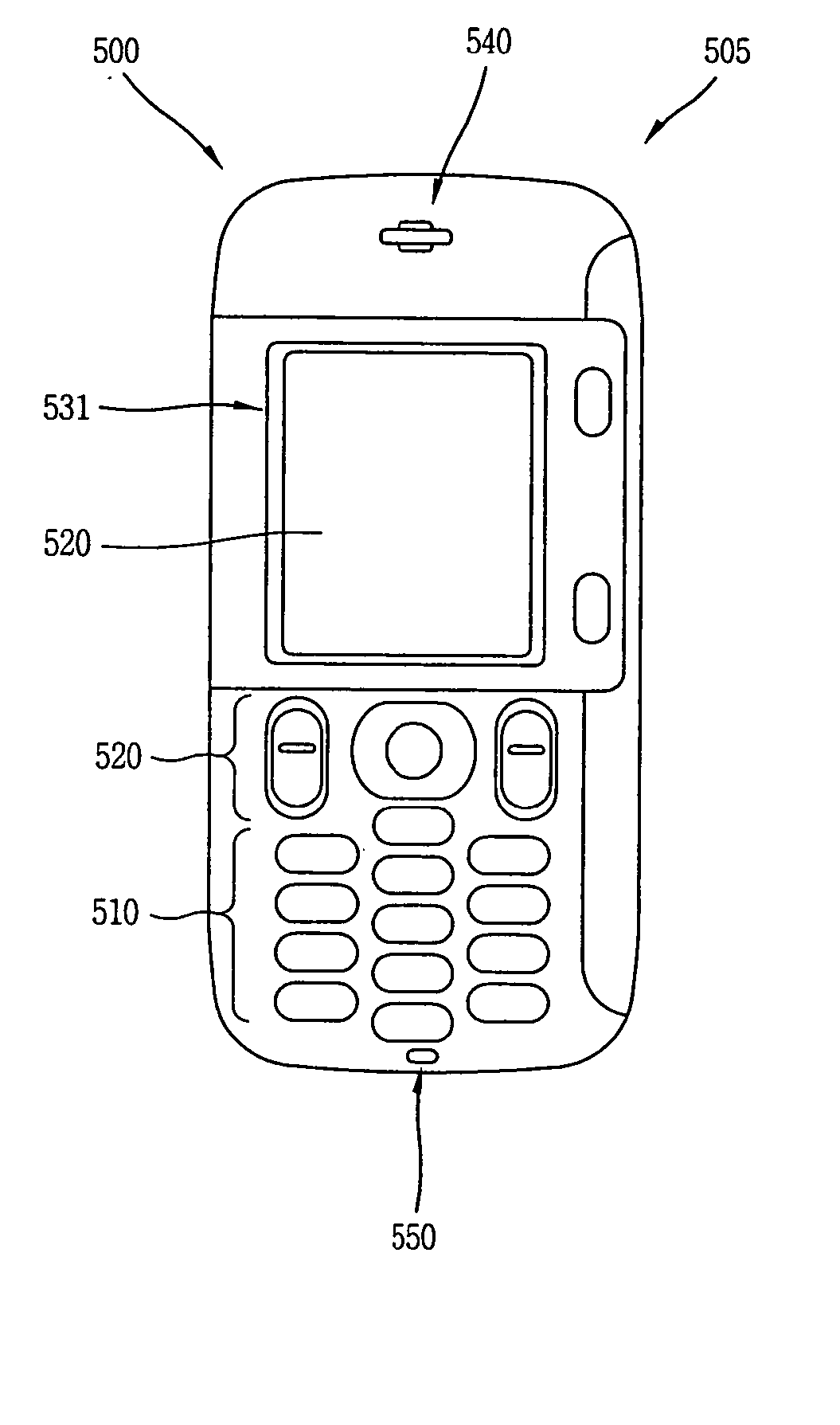 Side sliding type mobile terminal