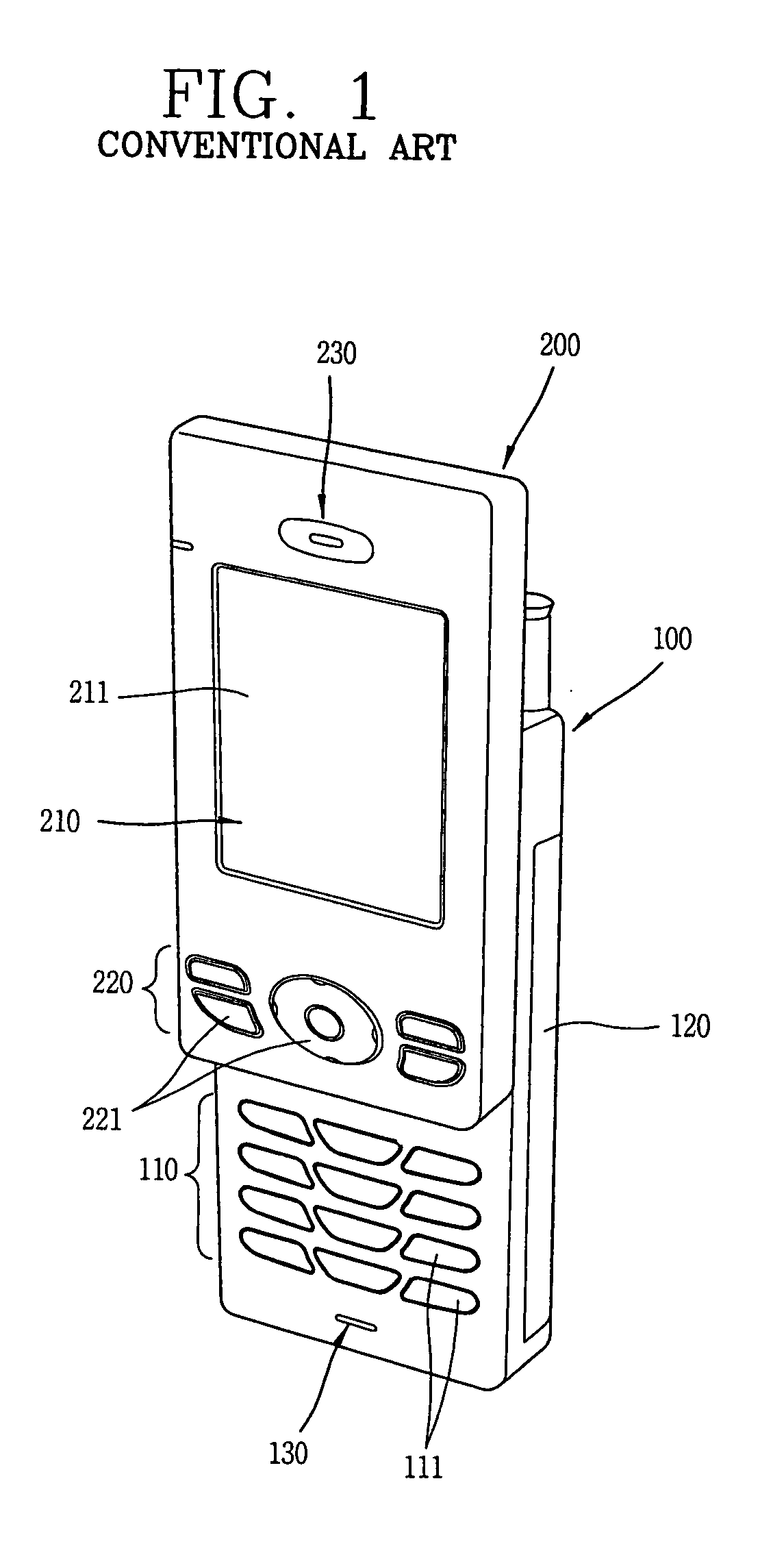 Side sliding type mobile terminal