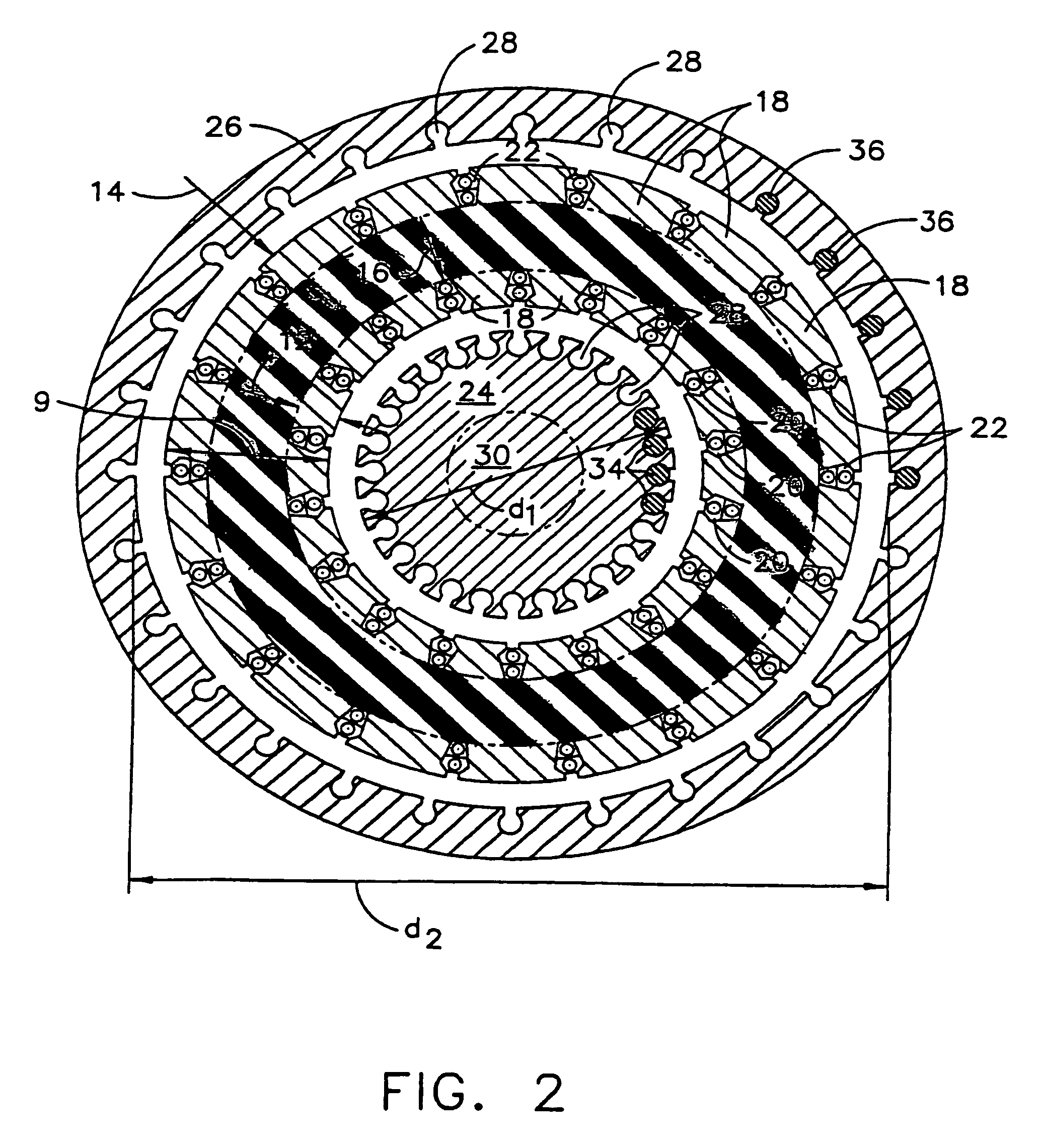 Dual concentric AC motor