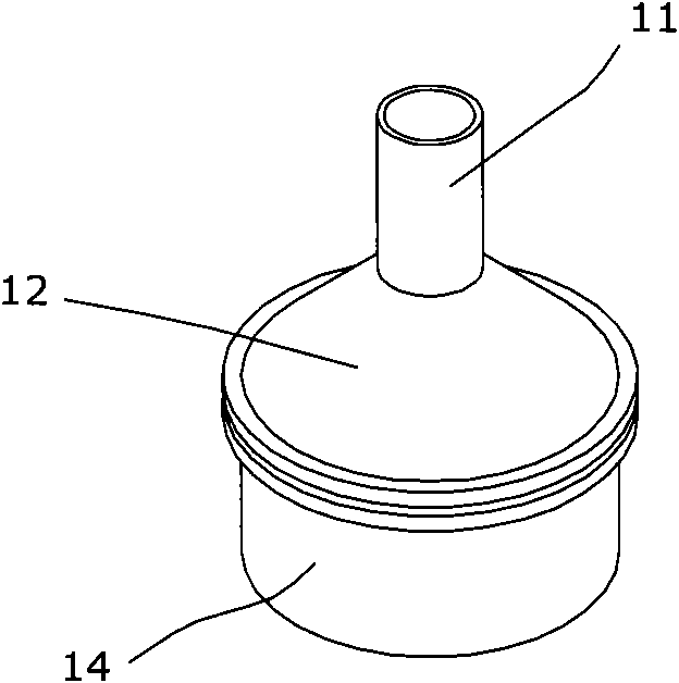 Foam application device for knitted fabric