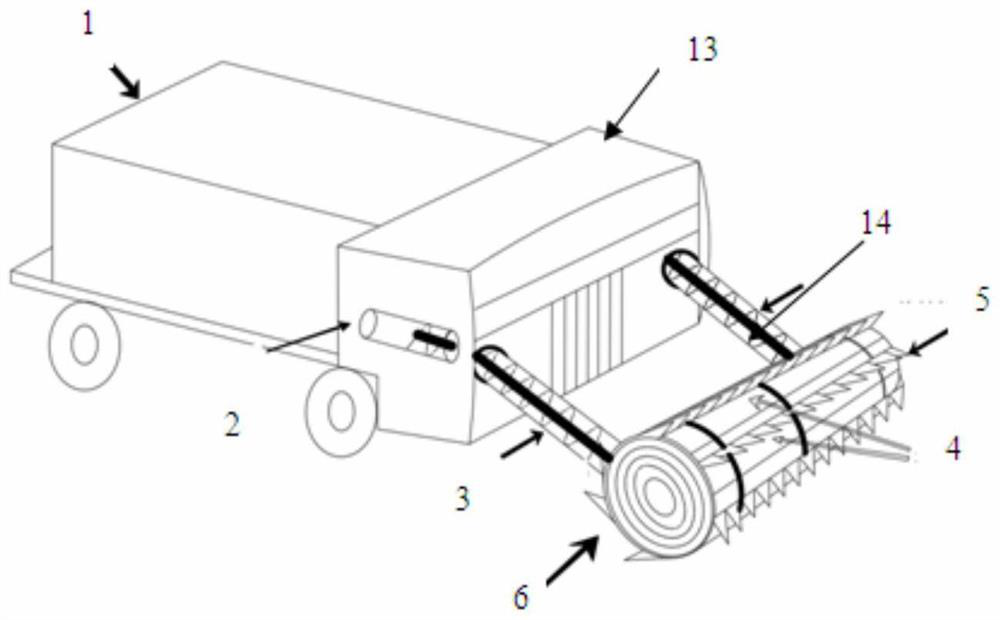 Multipurpose excavating and cleaning machine