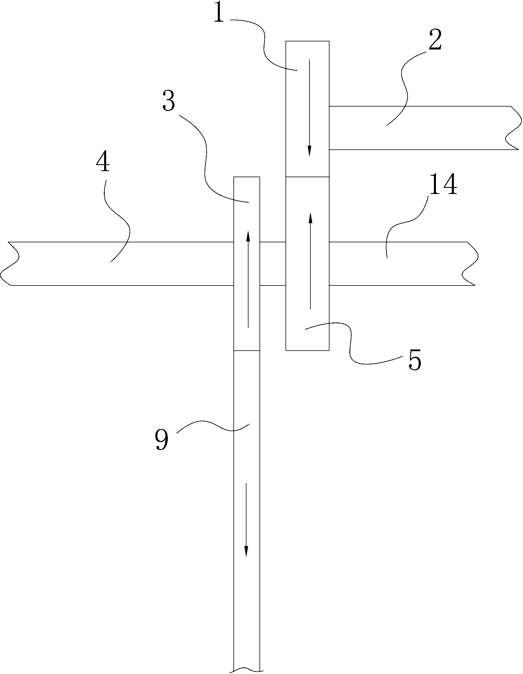 Device capable of changing straight reciprocating movement to continuous circular movement