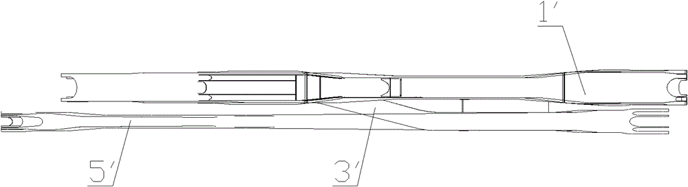 Arm support device and arm support type engineering machine