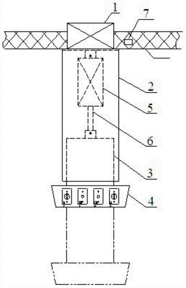 Lifting type medical crane