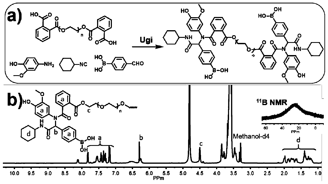 Self-repairing antibacterial hydrogel based on borate bond