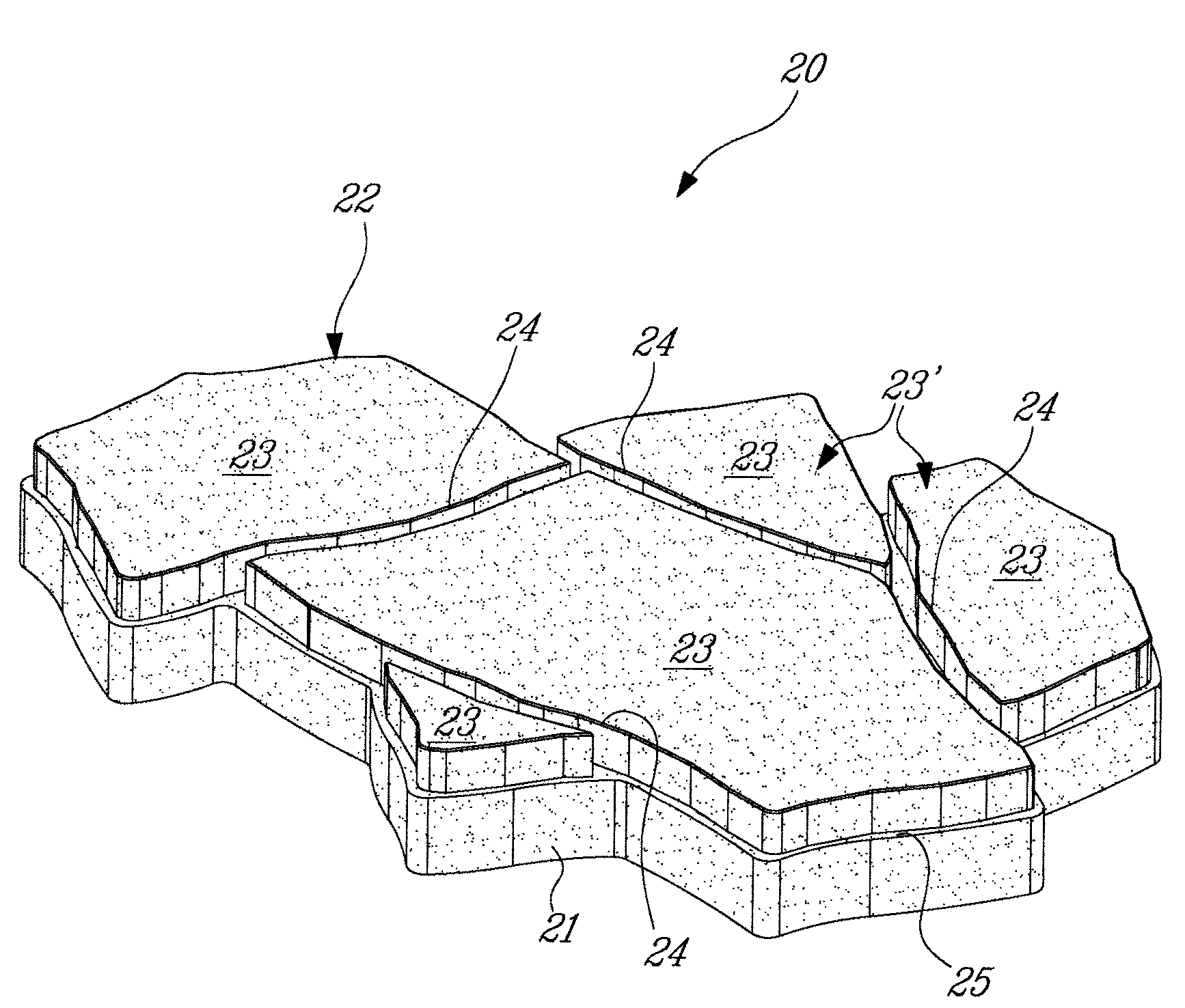 Paving stone and method