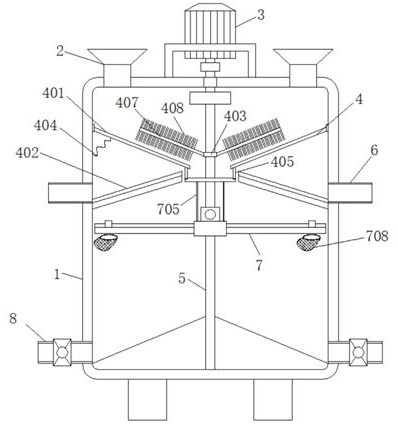 Cleaning device for vegetable oil processing and capable of conveniently removing waste materials