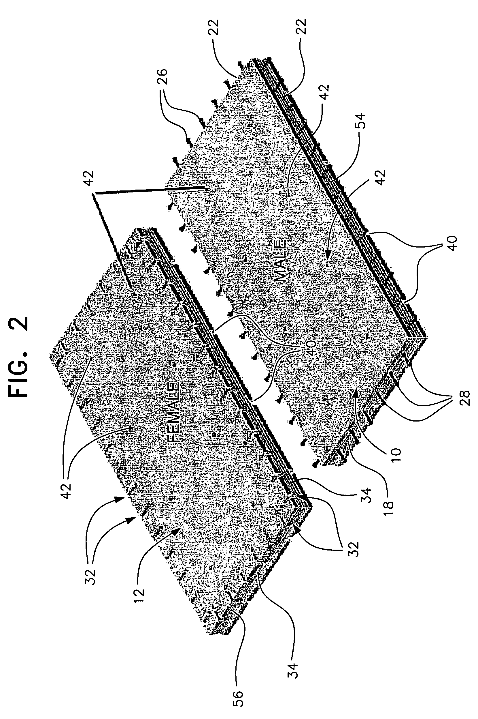 Precast concrete slab system and method therefor