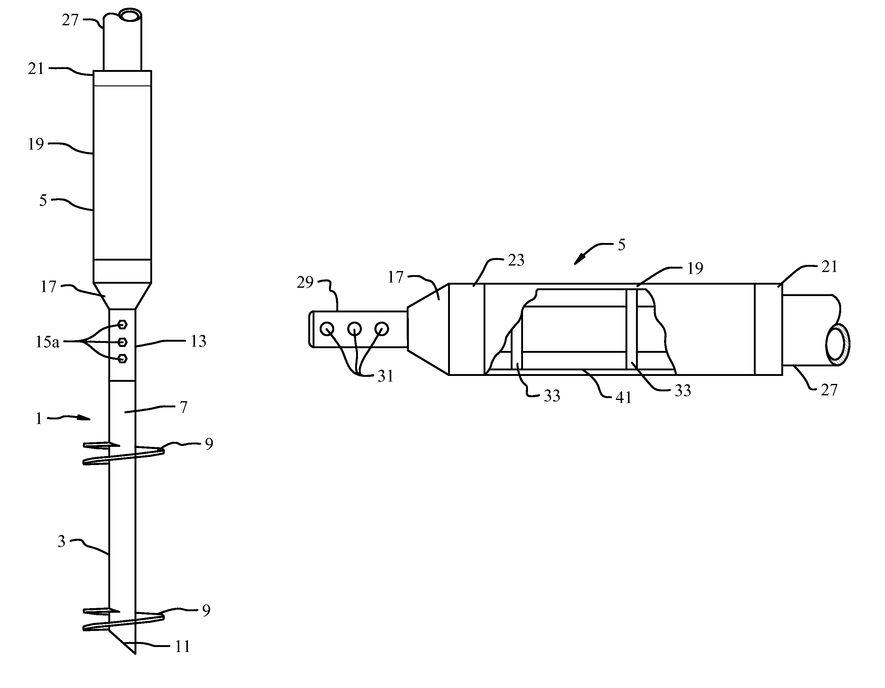 Cable barrier post anchoring device and related method