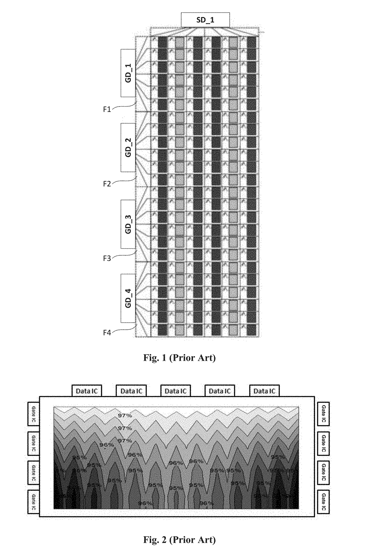 Liquid crystal display panel and liquid crystal display device for improving display brightness uniformity