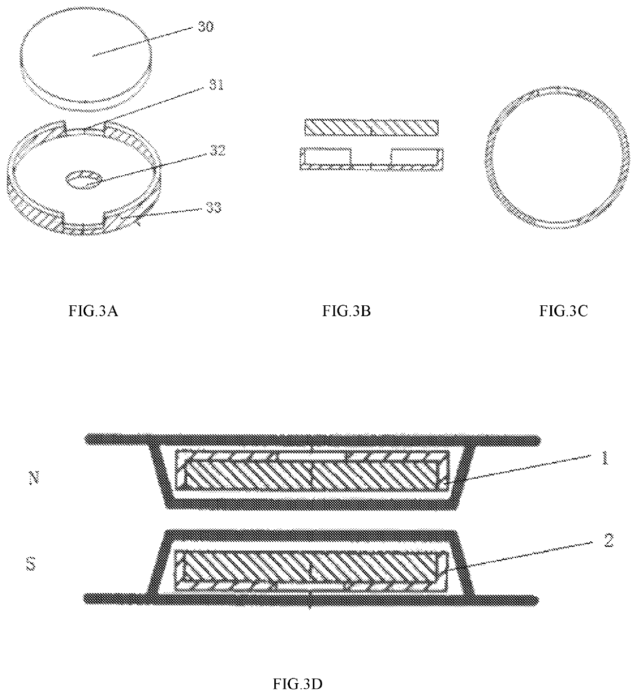 Magnetic self-zipping zipper with different magnetic pull-in forces