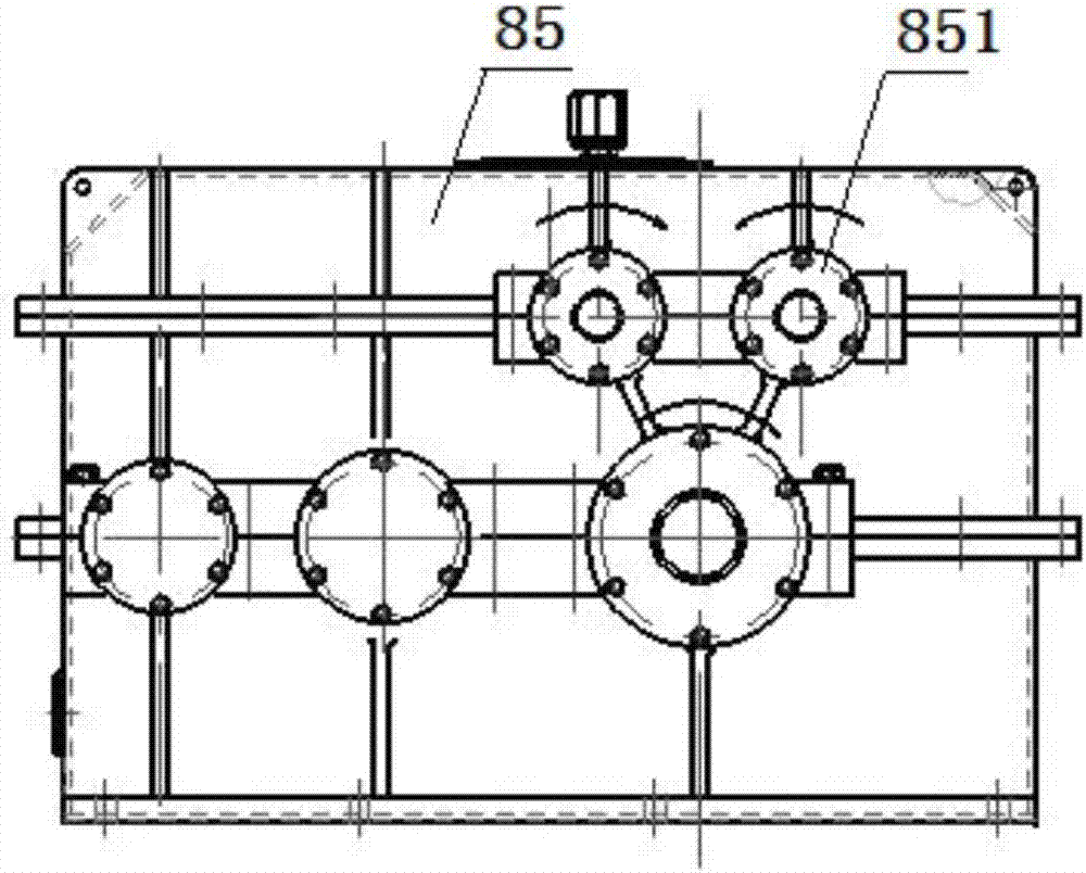 Vacuum extruding machine of novel series