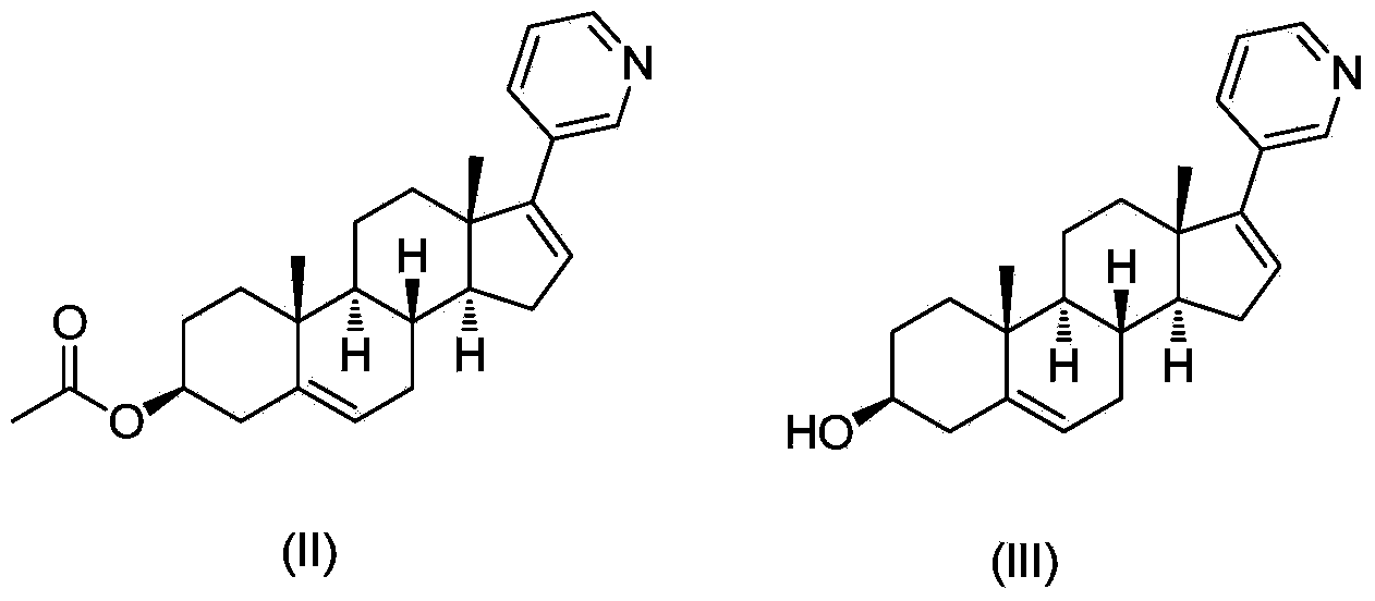 Abiraterone single succinic acid ester and preparation method thereof