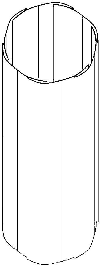 Pantograph hemostatic structure and hemostatic device