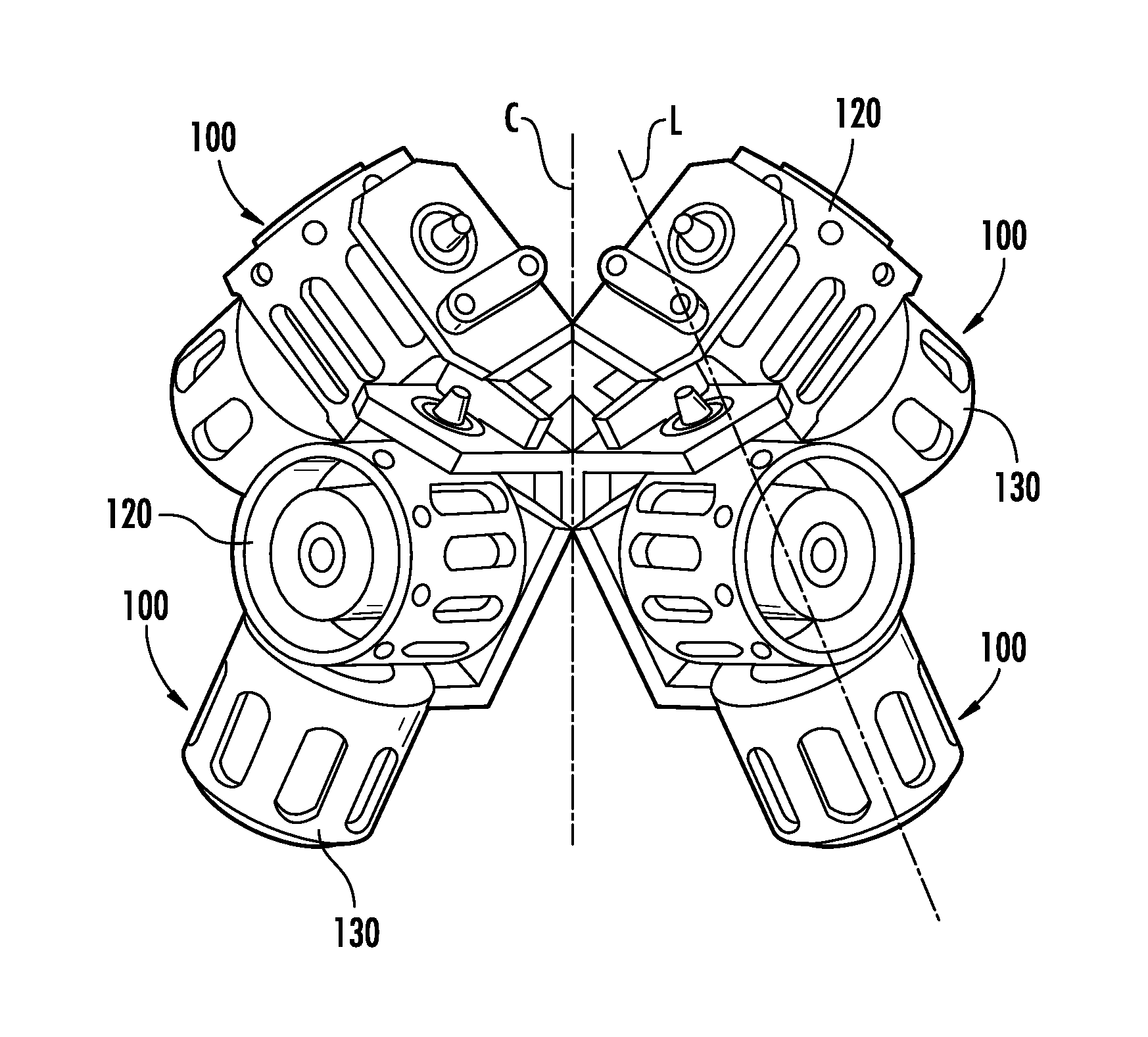 Split flywheel assembly with attitude jitter minimization