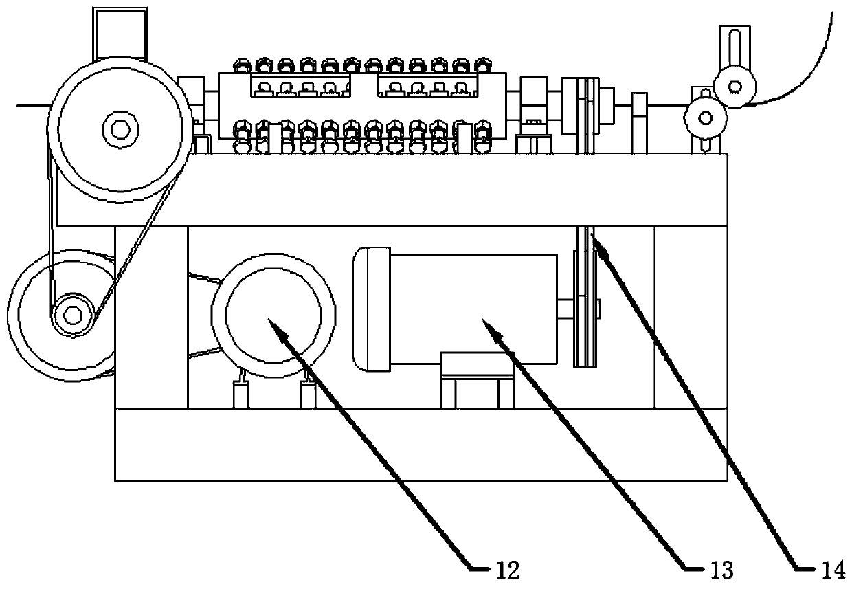 Shape correction enhancement device for magnetostrictive waveguide wire