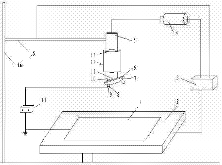 High-voltage static drive and variable-diameter 3D (three dimensional) printer